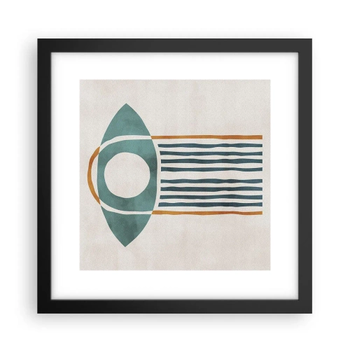 Poster in cornice nera - Segni e rituali - 30x30 cm