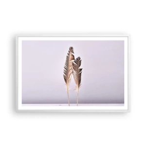 Poster in cornice bianca - Contro il nulla - 91x61 cm