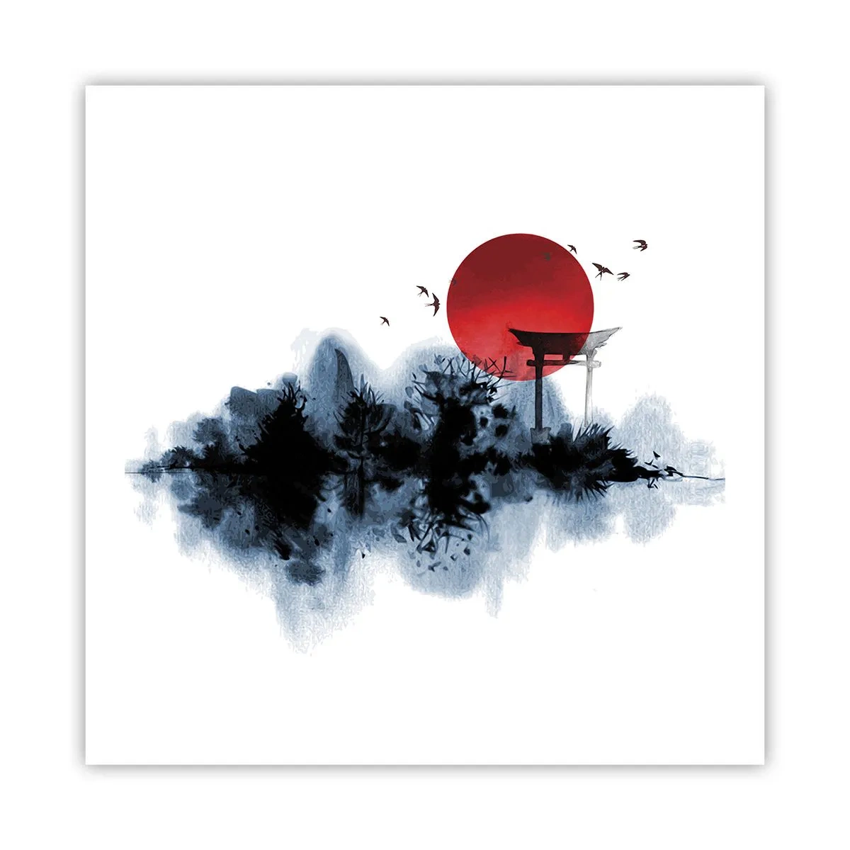 Poster - Vista giapponese - 60x60 cm