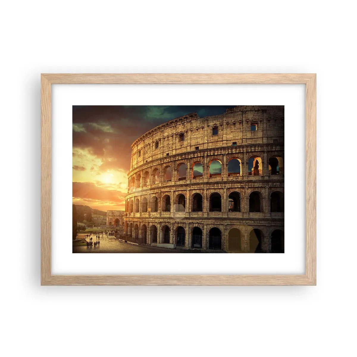 Poster in cornice rovere chiaro - Impressione colossale - 40x30 cm