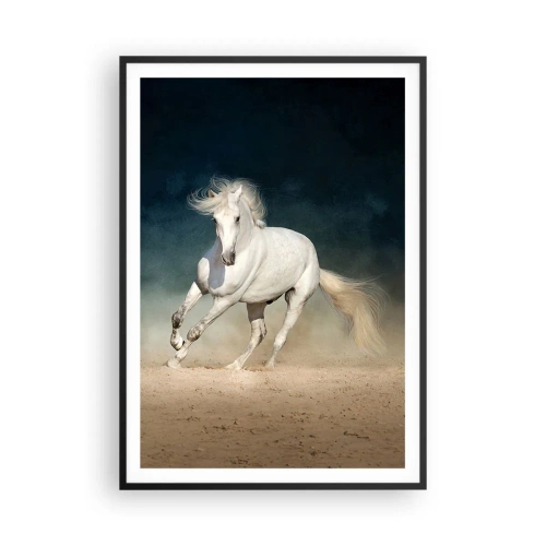 Poster in cornice nera - Libertà allo stato puro - 70x100 cm