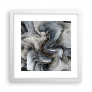 Poster in cornice bianca - Pietra in fiore - 30x30 cm