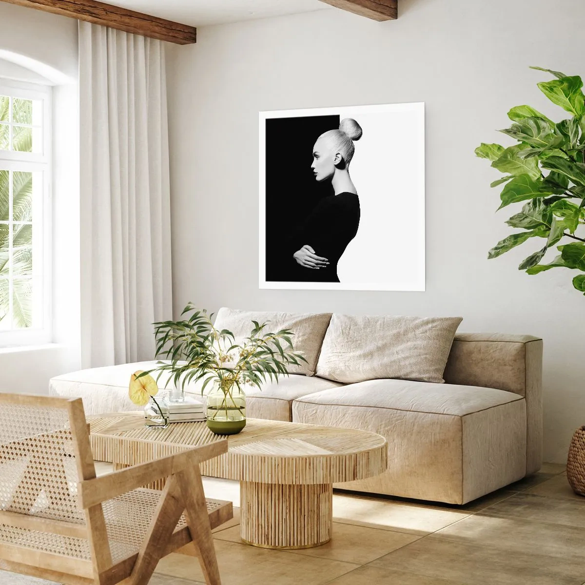 Poster - Semplicemente donna - 60x60 cm