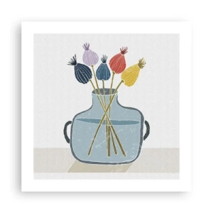 Poster - Il silenzio dei papaveri - 50x50 cm