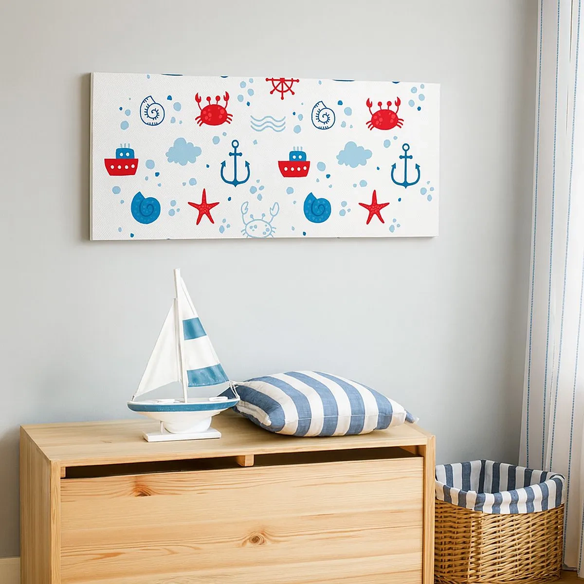 Quadro su tela - Stampe su Tela - Favola nel mare - 100x40 cm