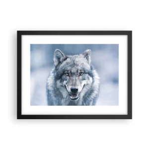 Poster in cornice nera - Accetti la sfida? - 40x30 cm