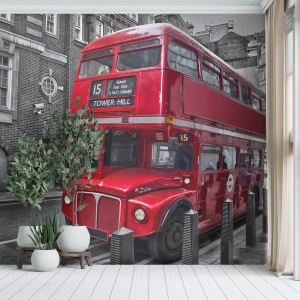 Fotomurali Premium Canvas - Sempre lo stesso - Città, Londra, Architettura - 500x350 cm