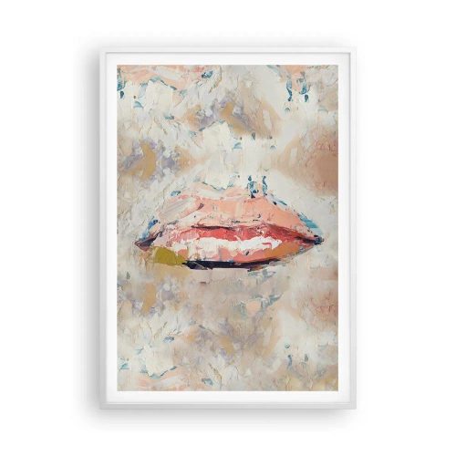 Poster in cornice bianca - Risveglia i sensi - 70x100 cm