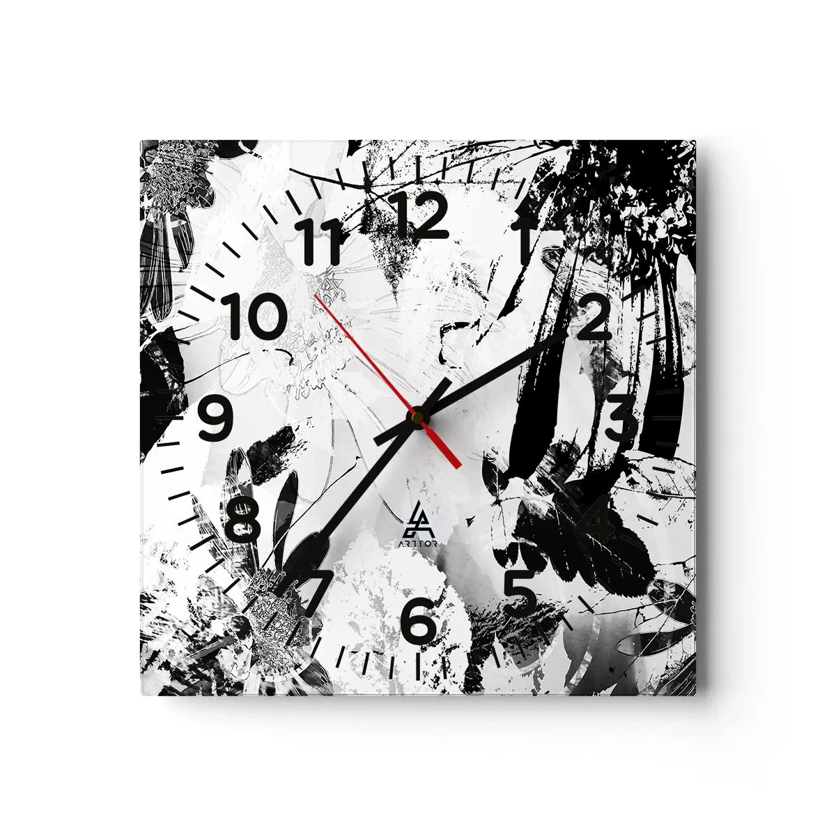 Orologio da parete - Orologio in Vetro - Autunno in negativo - 30x30 cm