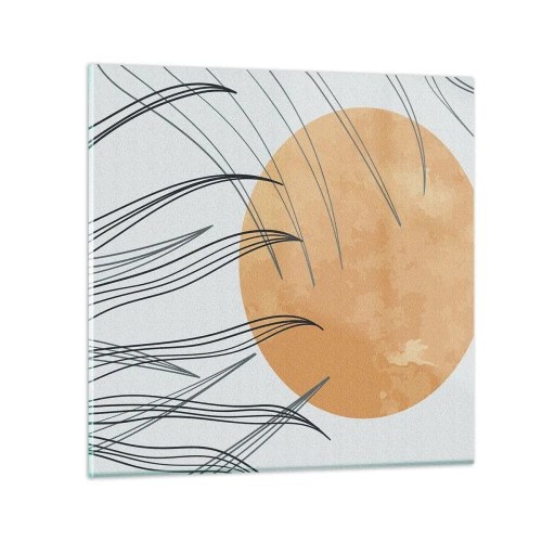 Quadro su vetro - Sempre verso il sole - 70x70 cm