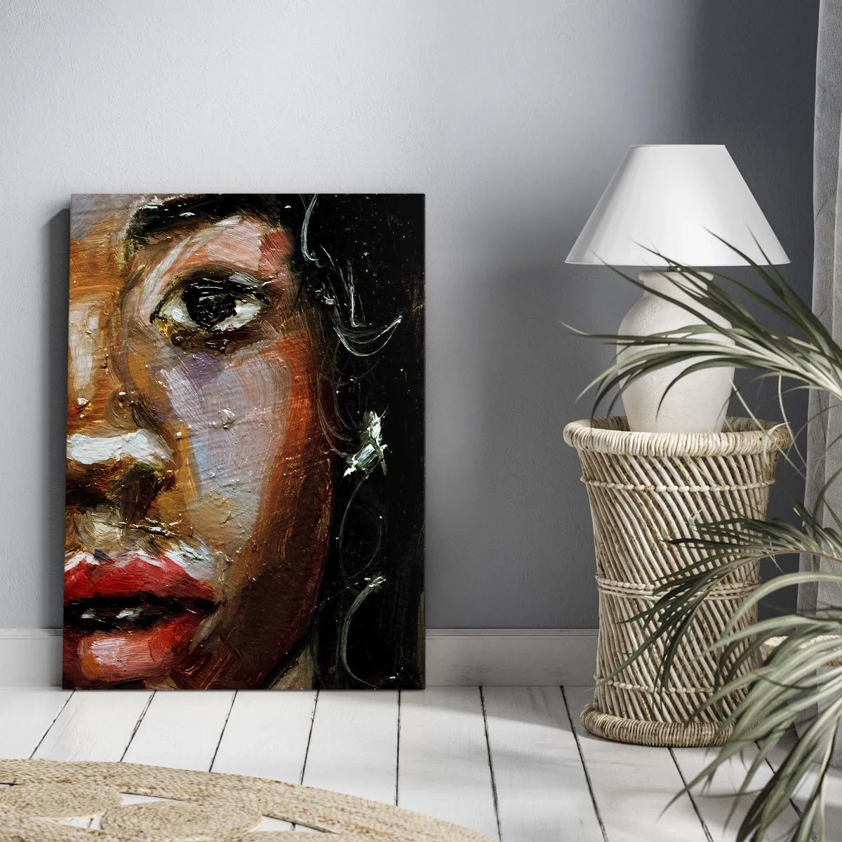 Quadro su tela - Stampe su Tela - Oscurità e luce - 45x80 cm