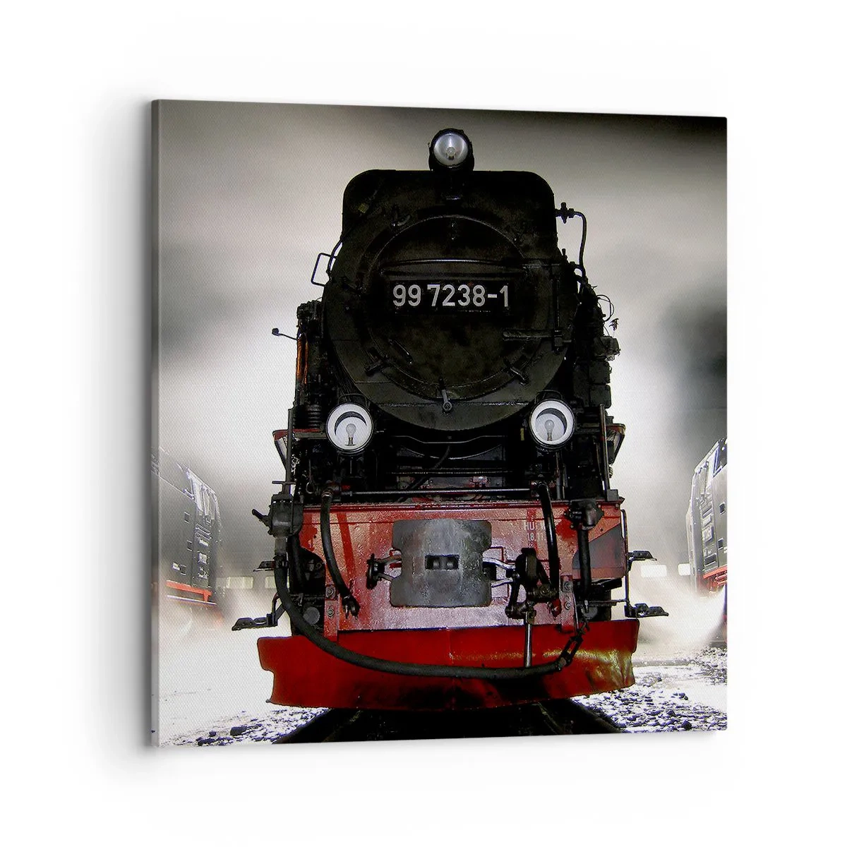 Quadro su tela - Stampe su Tela - Ansima, sbuffa e soffia - 70x70 cm