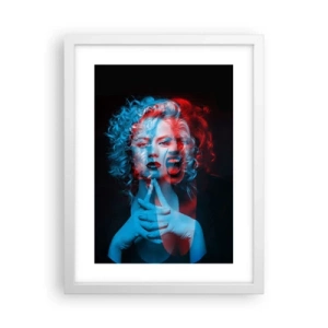 Poster in cornice bianca - Alter ego - 30x40 cm