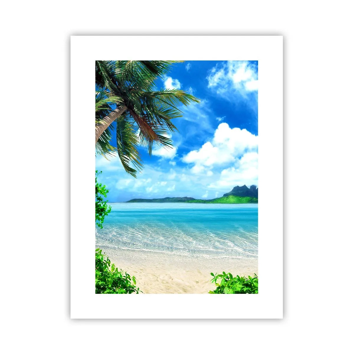 Poster - L'azzurro dei tropici - 30x40 cm