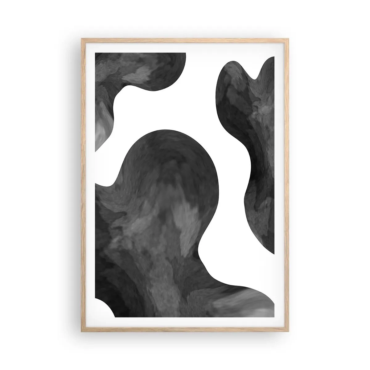 Poster in cornice rovere chiaro - Via Lattea - 70x100 cm