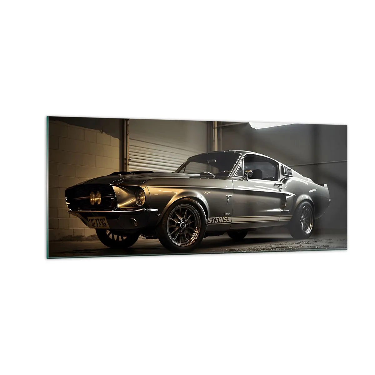 Quadro su vetro - Ritorno al passato - 100x40 cm