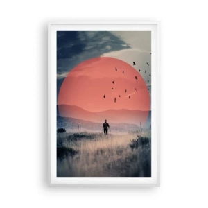 Poster in cornice bianca - Nei propri elementi - 61x91 cm