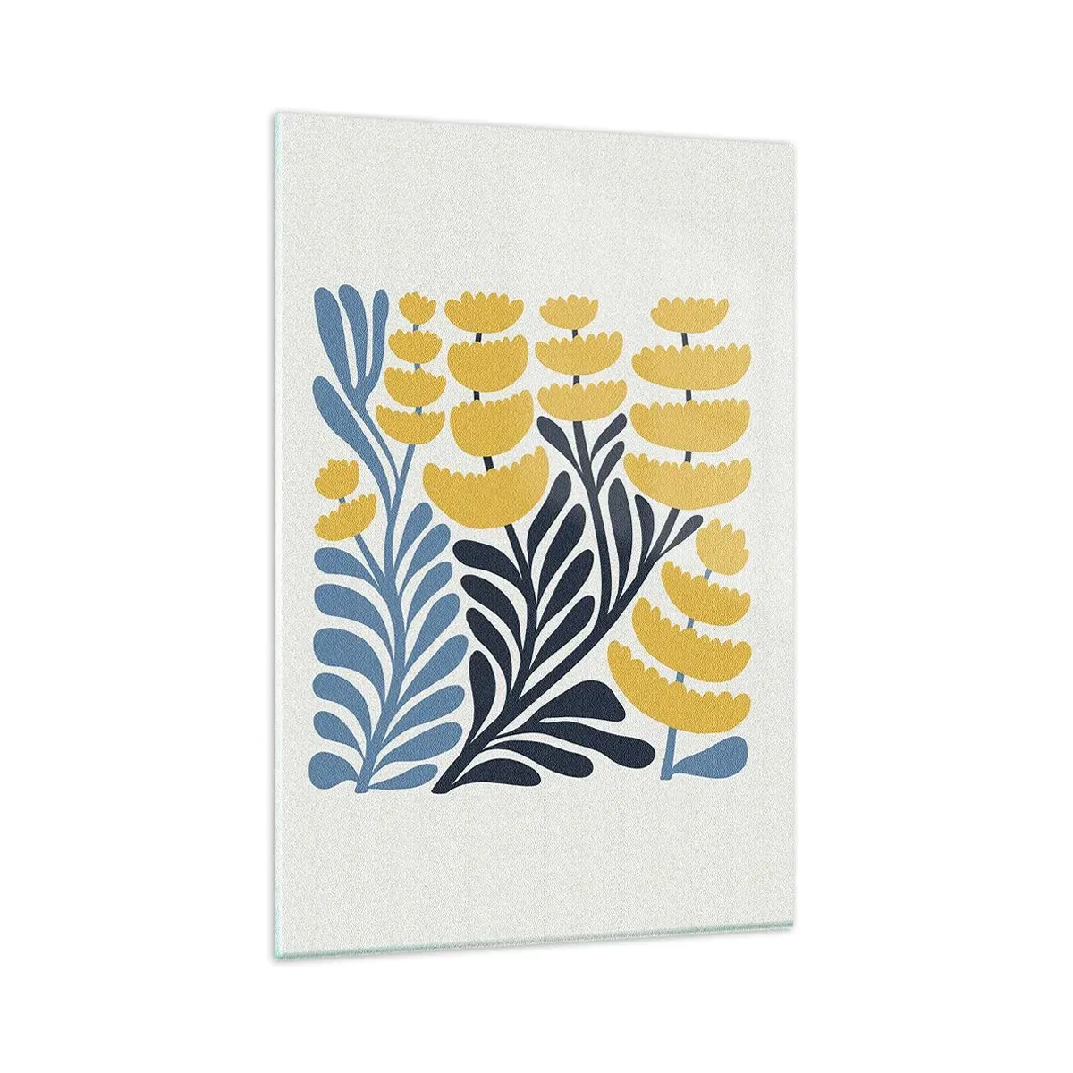 Quadro su vetro - Aiuola soleggiata - 80x120 cm