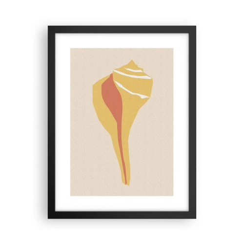 Poster in cornice nera - Astrazione organica: crescita - 30x40 cm