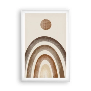 Poster in cornice bianca - In una galassia lontana - 61x91 cm