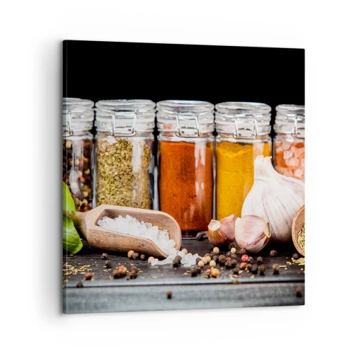 Quadro su tela - Stampe su Tela - Perché la vita abbia sapore - 60x60 cm