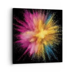 Quadro su tela - Stampe su Tela - La nascita dei colori - 30x30 cm