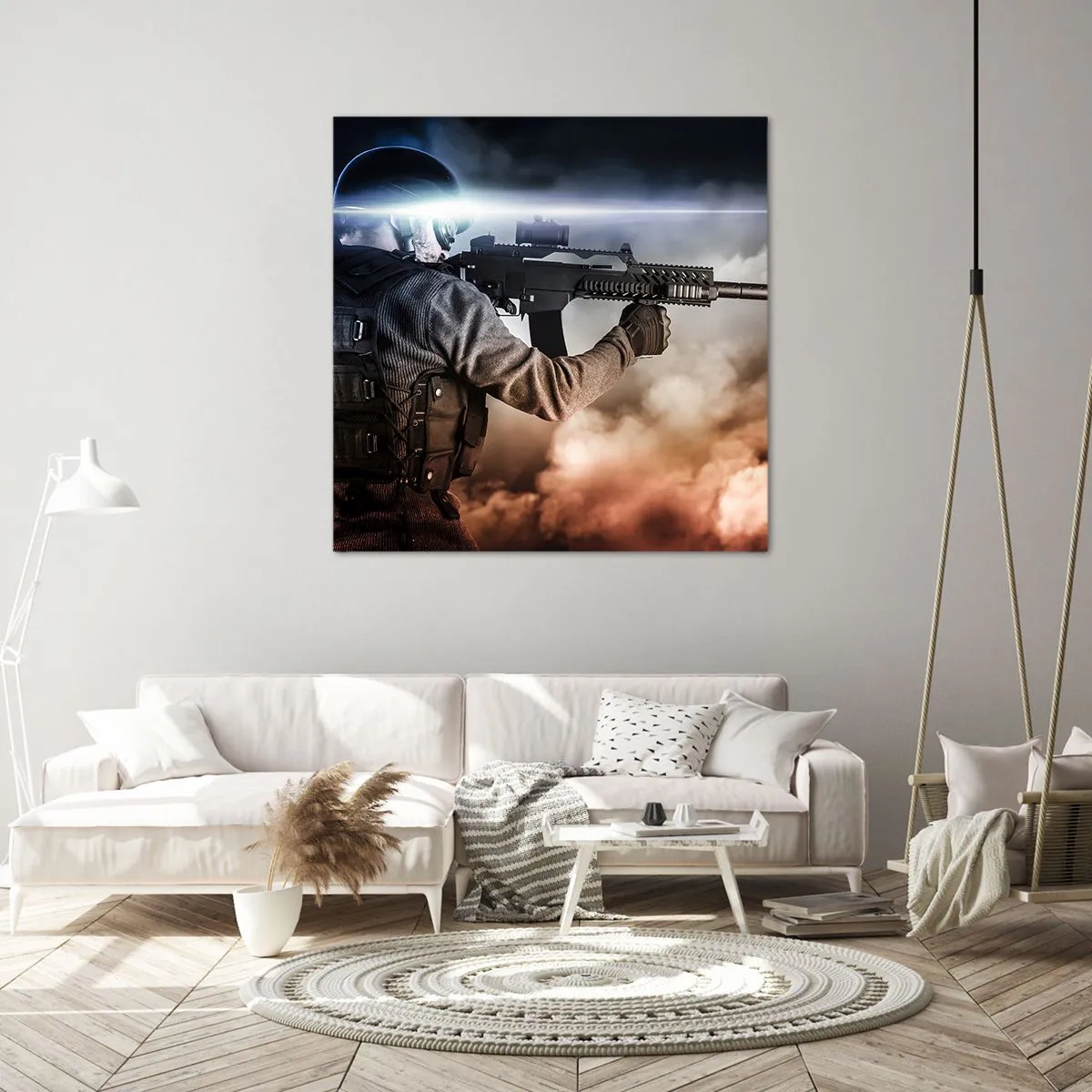 Quadro su tela - Stampe su Tela - Semplicemente un eroe - 60x60 cm