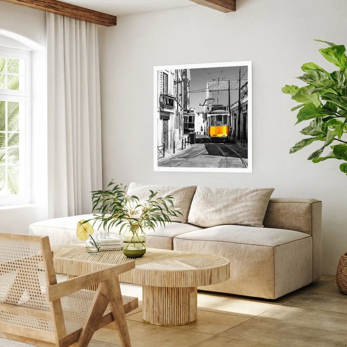 Poster - Lo spirito di Lisbona - 30x30 cm