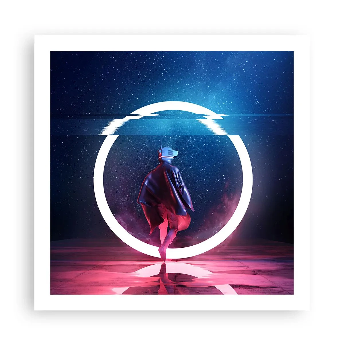 Poster - Tra due mondi - 60x60 cm