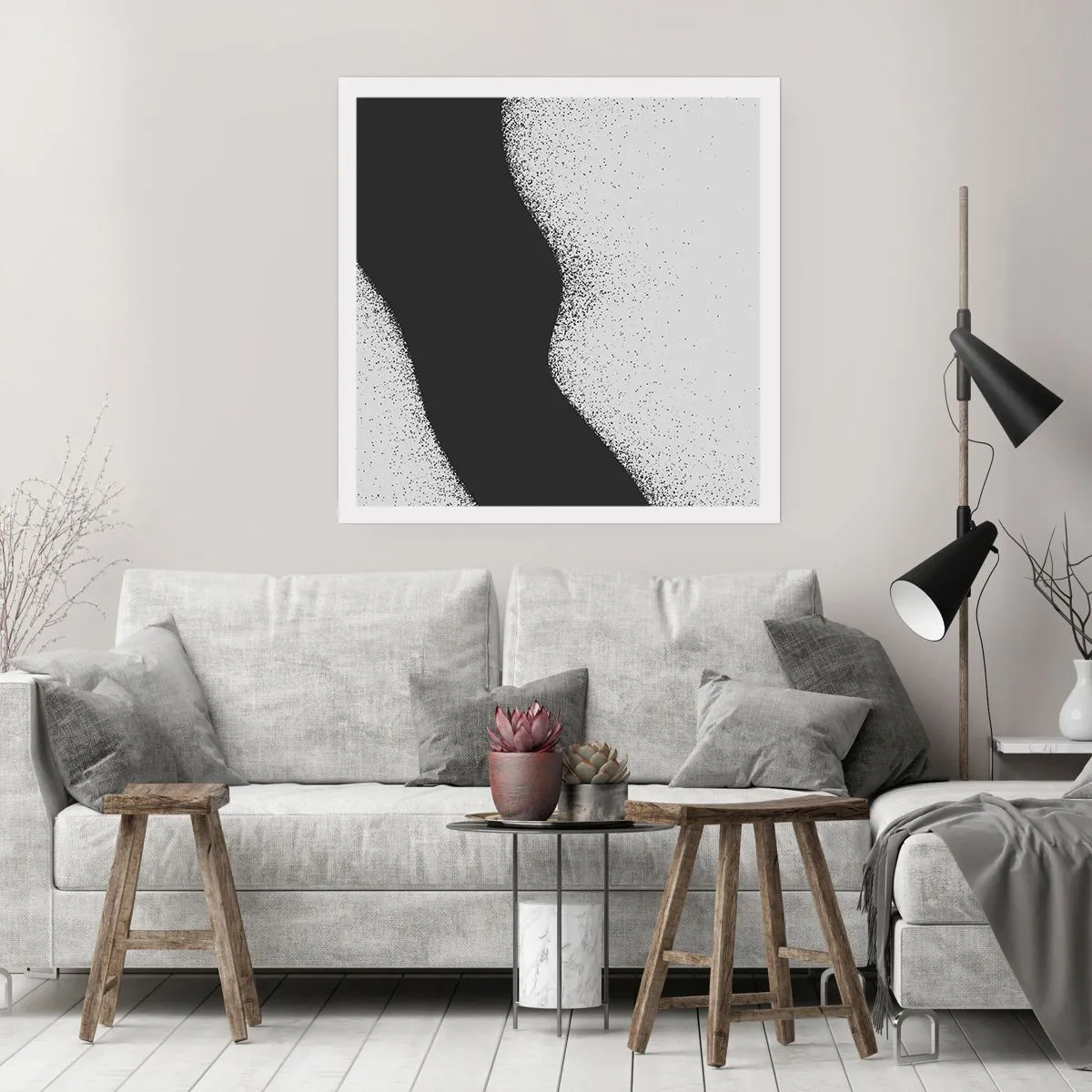 Poster - Equilibrio fluido - 40x40 cm