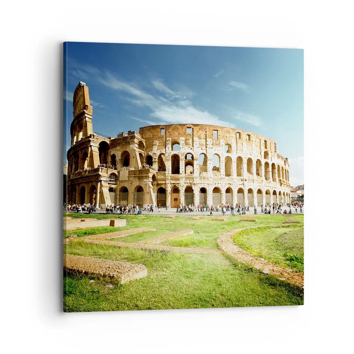 Quadro su tela - Stampe su Tela - Si sente ancora il rumore delle armi - 70x70 cm