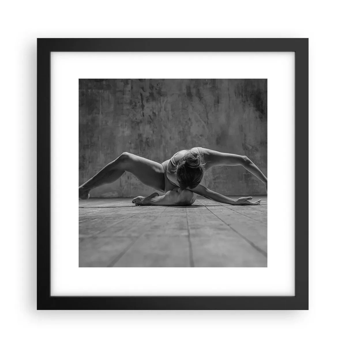 Poster in cornice nera - Simmetria ritrovata - 30x30 cm