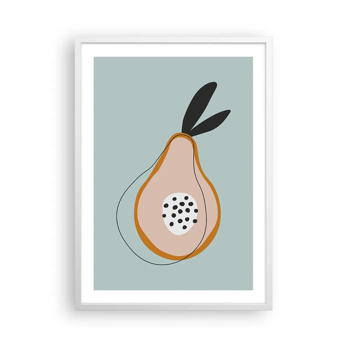 Poster in cornice bianca - Penetrare la natura delle cose - 50x70 cm