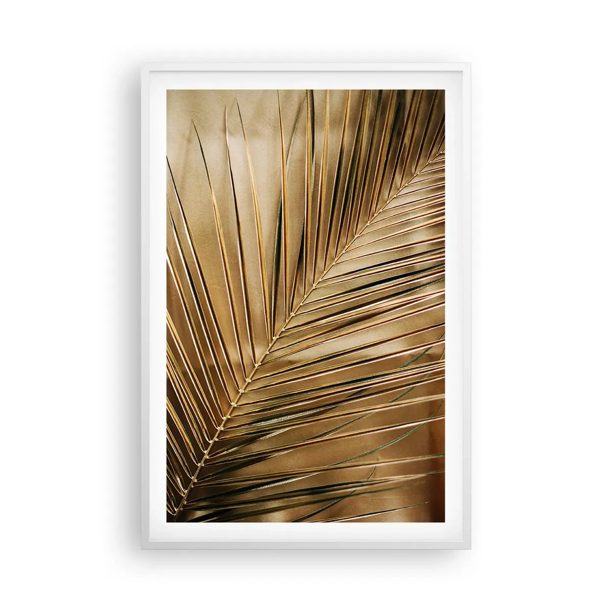 Poster in cornice bianca - Colonnato naturale - 61x91 cm