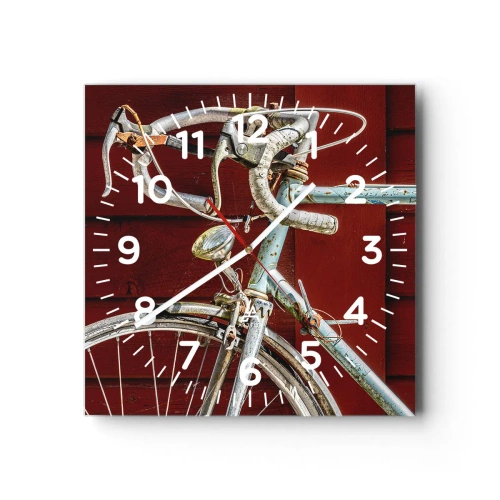 Orologio da parete - Orologio in Vetro - Creata per la vittoria - 40x40 cm