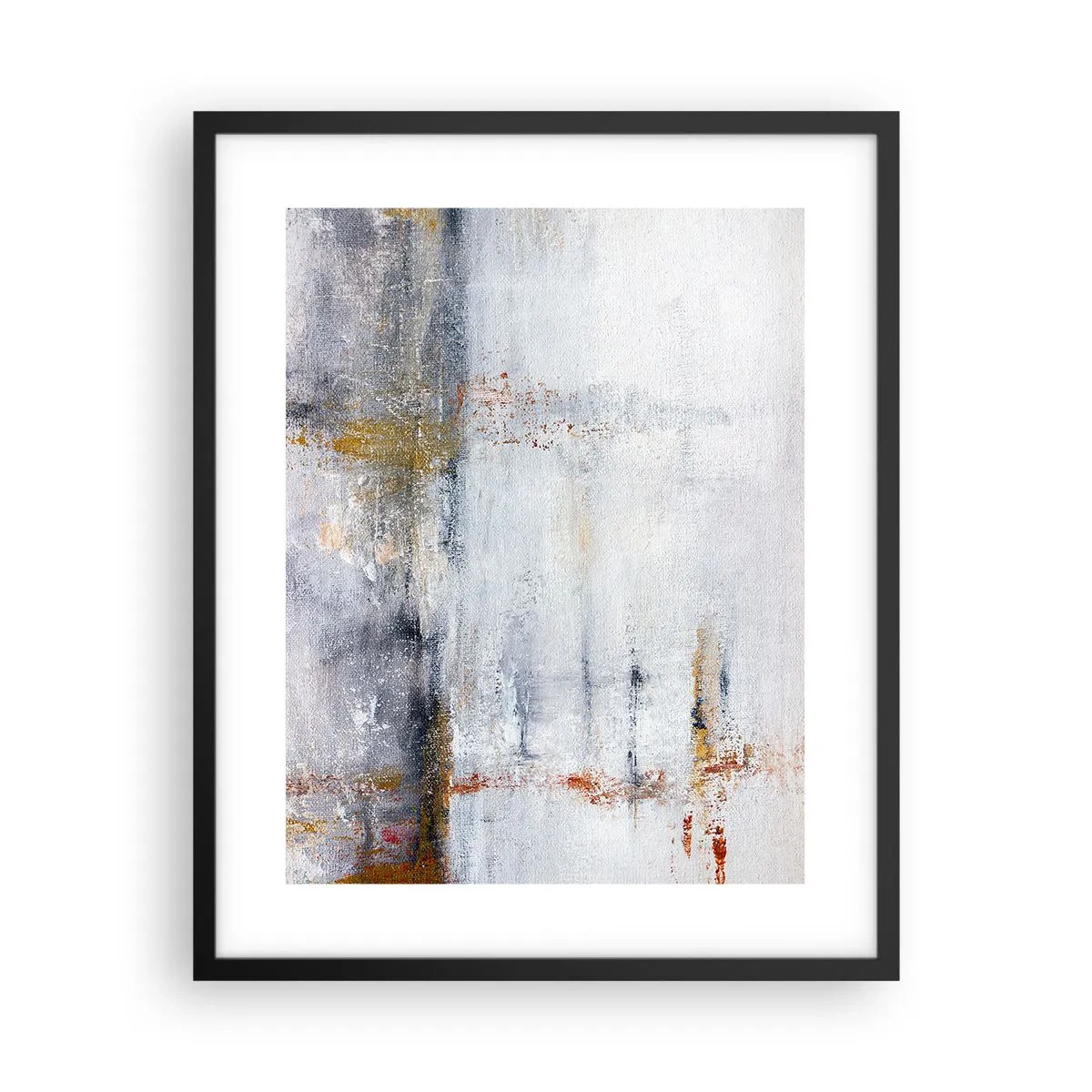 Poster in cornice nera - Dietro la cortina d'aria - 40x50 cm