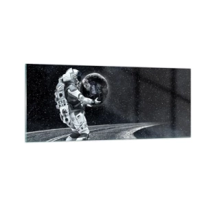 Quadro su vetro - Sulla Via Lattea - 100x40 cm
