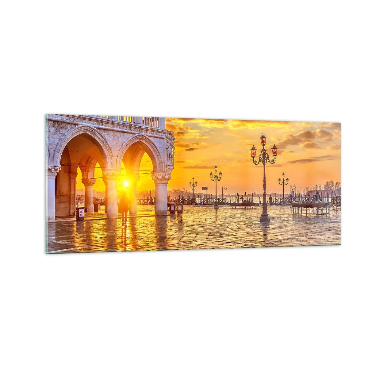 Quadro su vetro - Dove sono tutti? - 100x40 cm