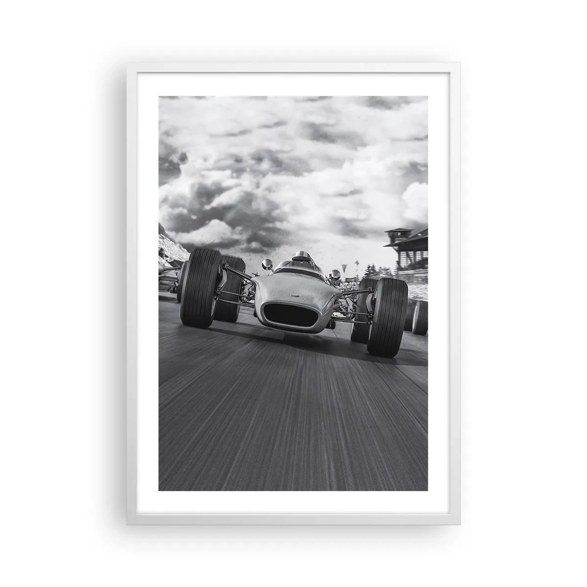 Poster in cornice bianca - C'è la forza! - 50x70 cm