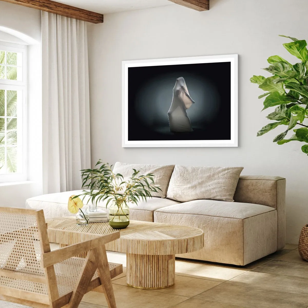 Poster in cornice bianca - Desideri nascosti - 70x50 cm