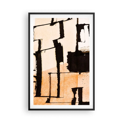 Poster in cornice nera - Comunque in ordine - 61x91 cm