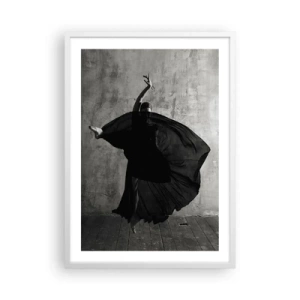Poster in cornice bianca - Fasce piene di passione - 50x70 cm