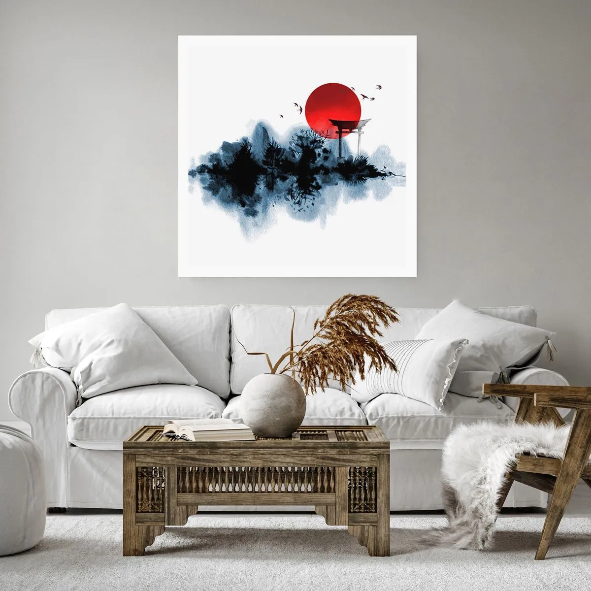 Poster - Vista giapponese - 40x40 cm