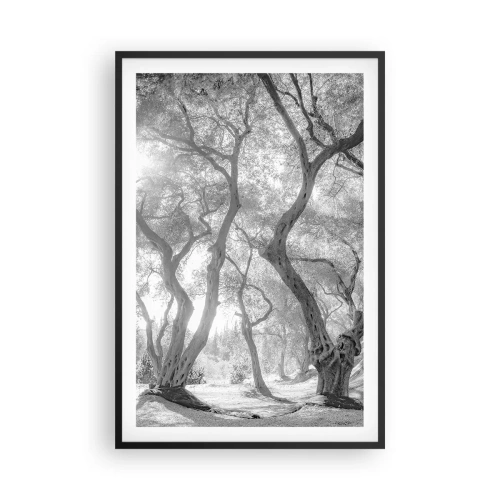 Poster in cornice nera - Nell'orto degli ulivi - 61x91 cm