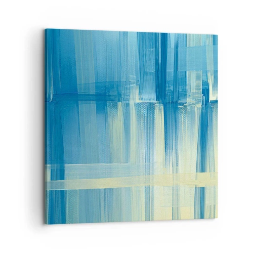 Quadro su tela - Stampe su Tela - Composizione in turchese - 60x60 cm