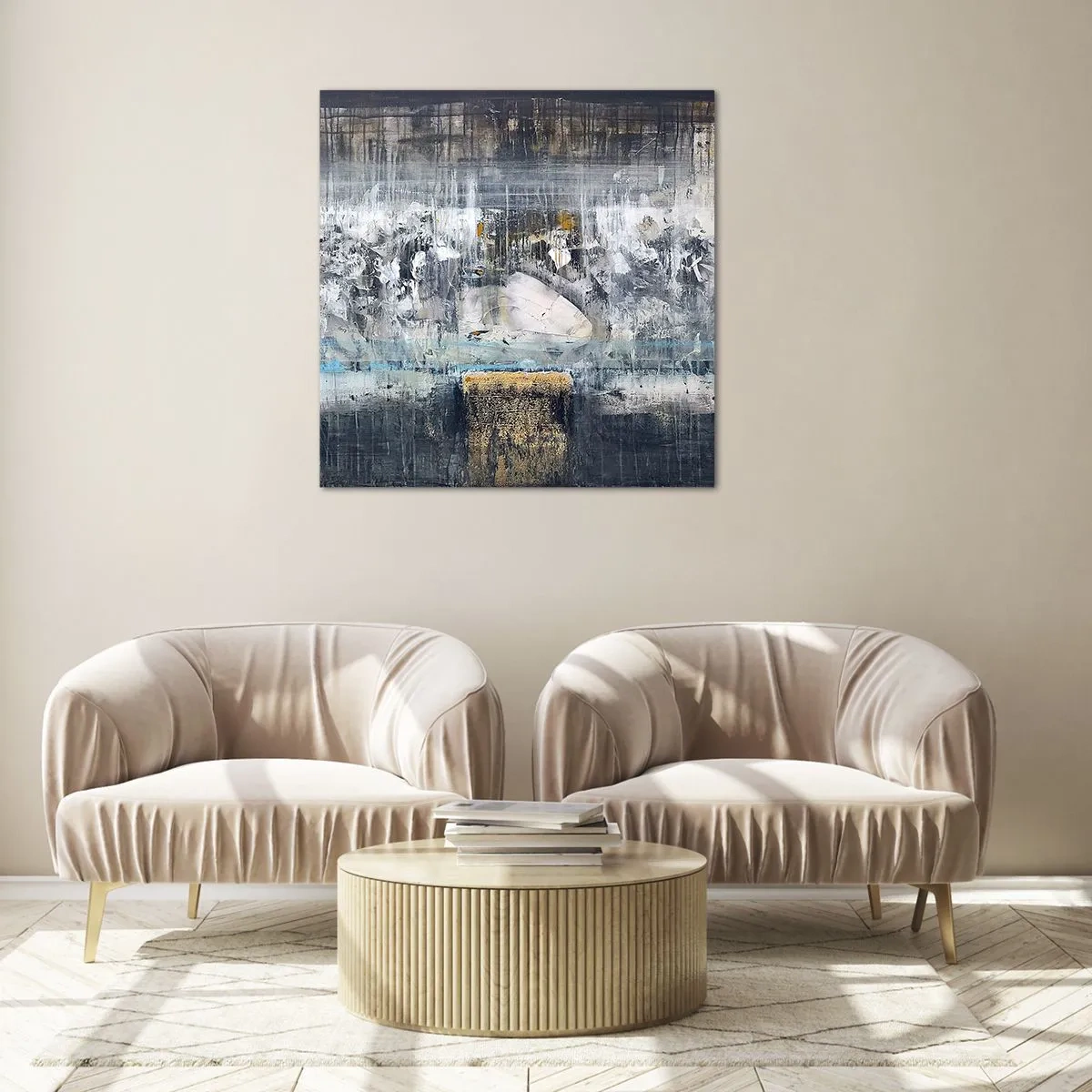 Quadro su vetro - Talvolta è facile, talvolta è difficile - 30x30 cm