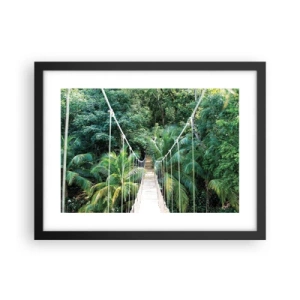 Poster in cornice nera - Welcome to the jungle! - 40x30 cm