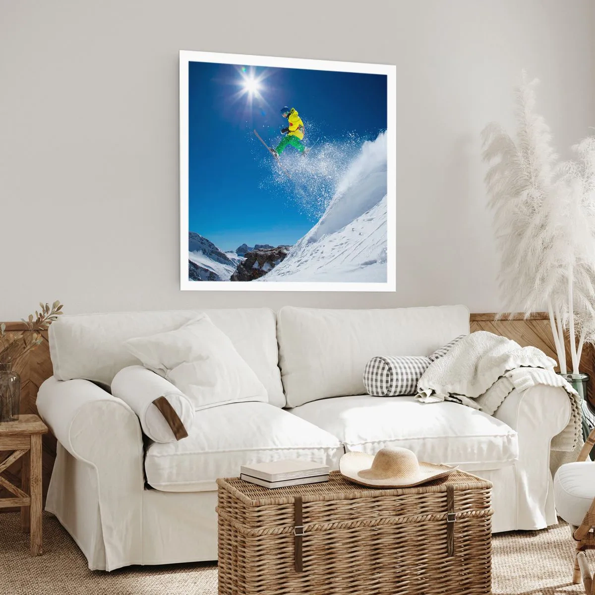 Poster - Ballando con i monti - 40x40 cm