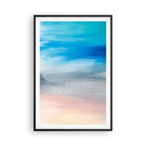 Poster in cornice nera - Gli elementi: l'aria - 61x91 cm
