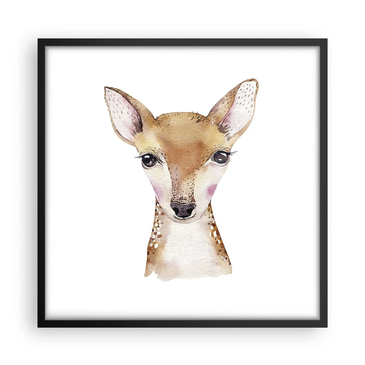 Poster in cornice nera - La natura dell'innocenza - 50x50 cm